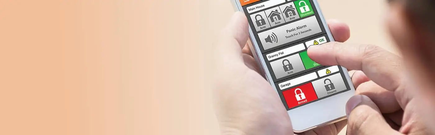 Bosch alarm system controlled remotely via smartphone