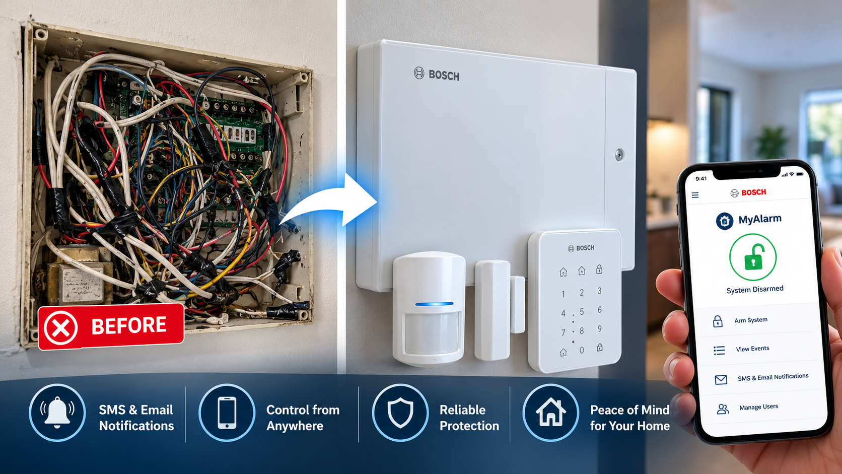 Bosch Alarm Clean Install