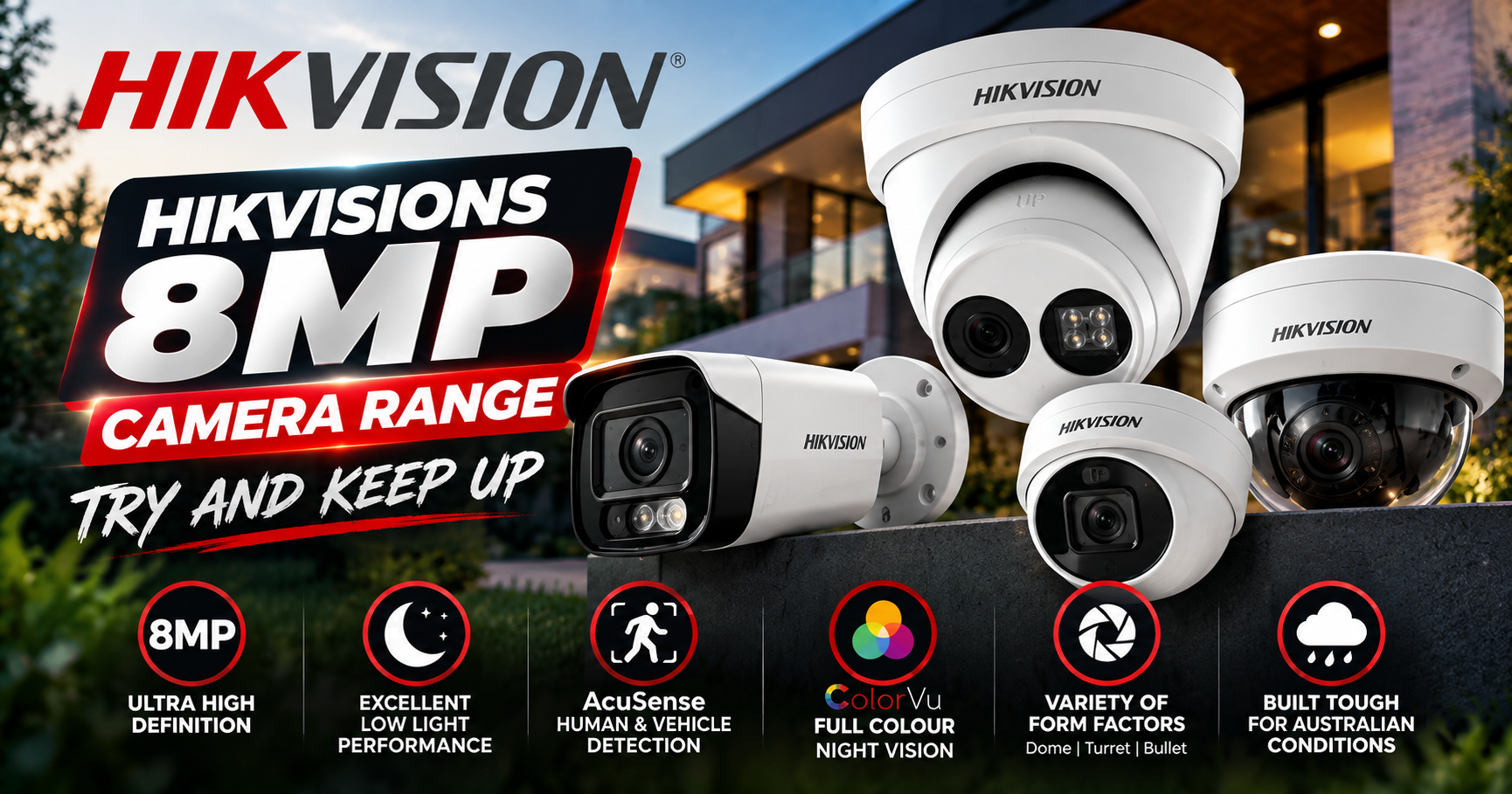 Hikvision 8MP Range CCTV
